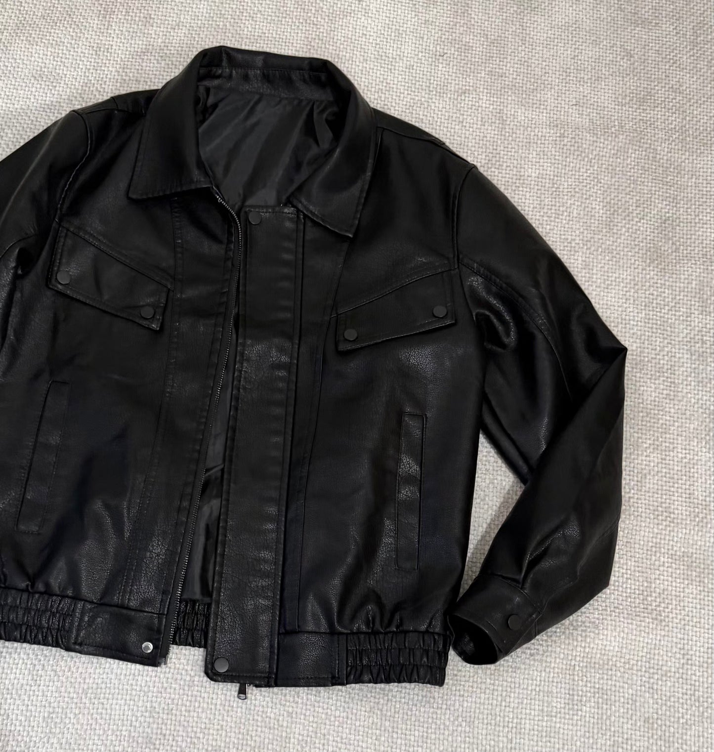 CHAQUETA MUJER ESTILO STARBOY UNISEX NEGRO