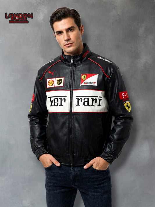 CASACA HOMBRE FERRARI CLASICO N/B