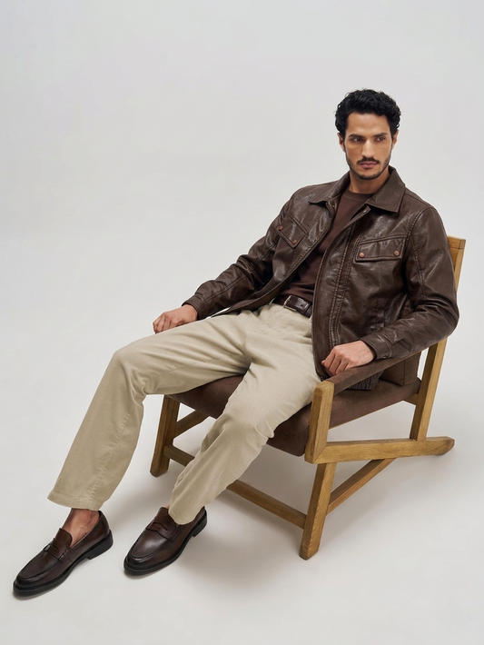 CHAQUETA/CASACA HOMBRE STARBOY MARRON
