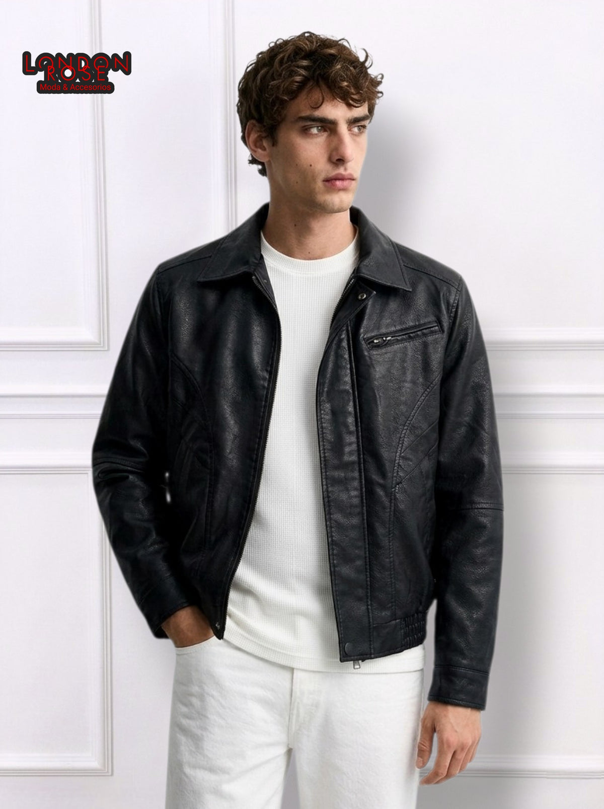 CHAQUETA/CASACA HOMBRE STARBOY CLASICO NEGRO