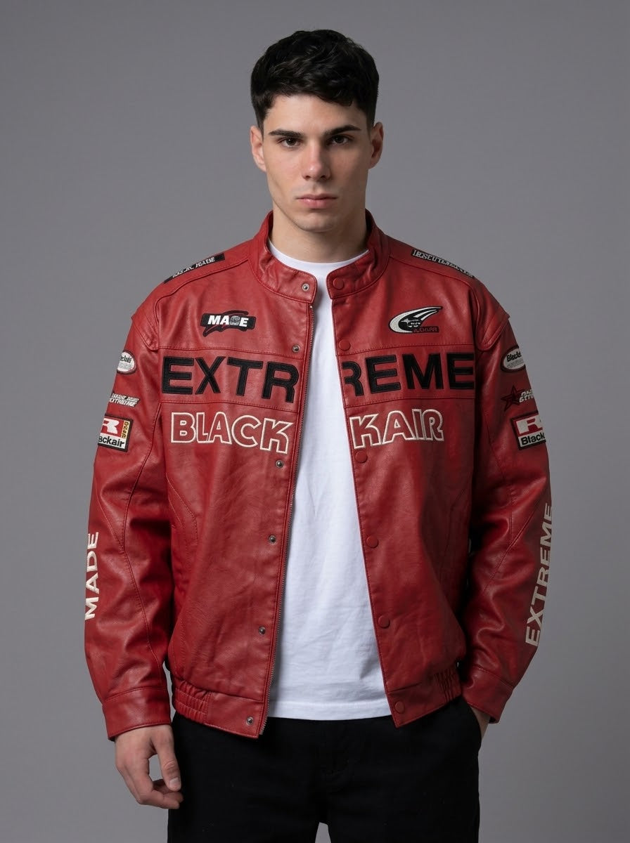 CASACA EXTREME BOXY FIT OVERSIZE ROJO
