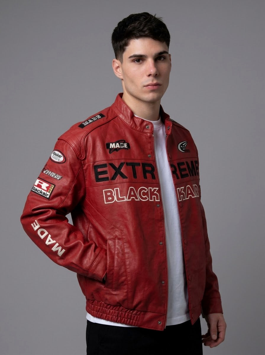 CASACA EXTREME BOXY FIT OVERSIZE ROJO