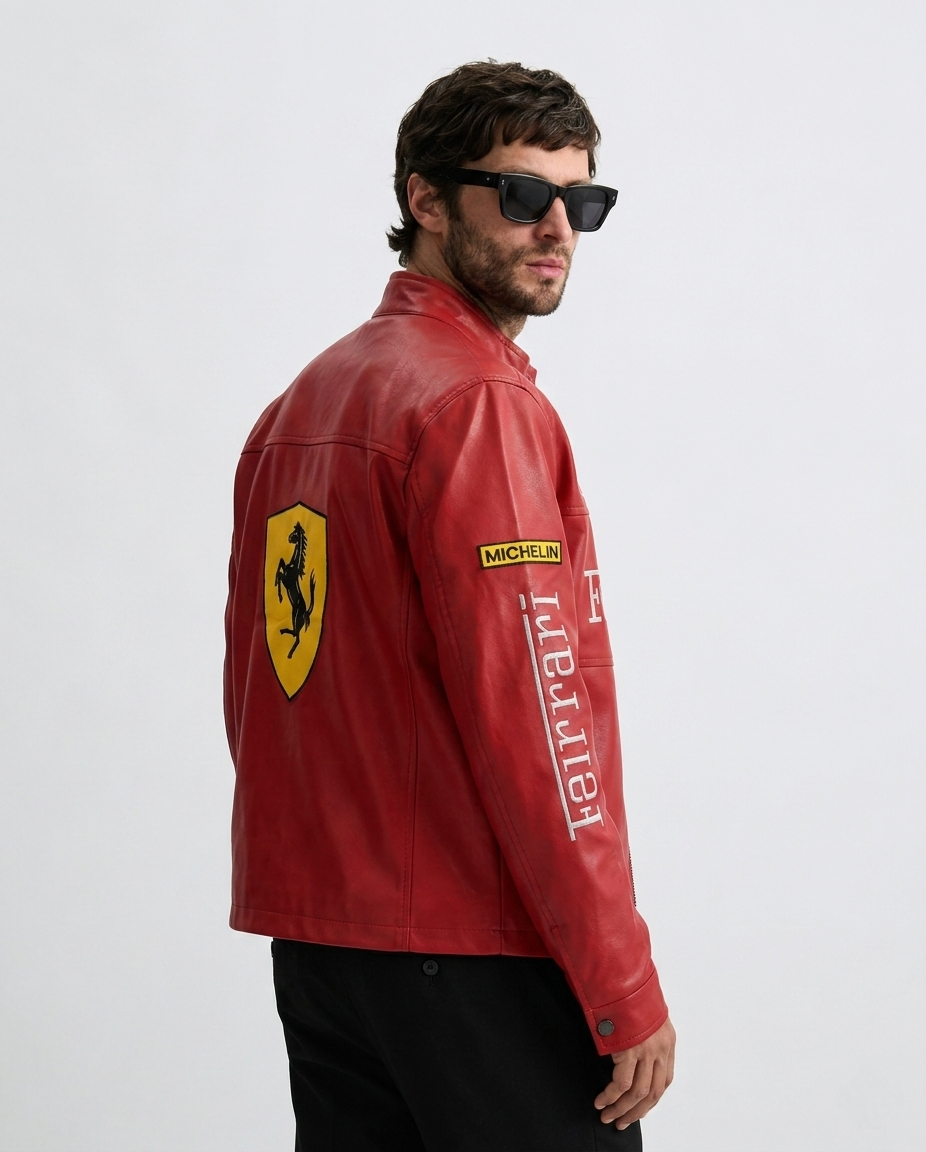 CASACA HOMBRE FERRARI ROJO