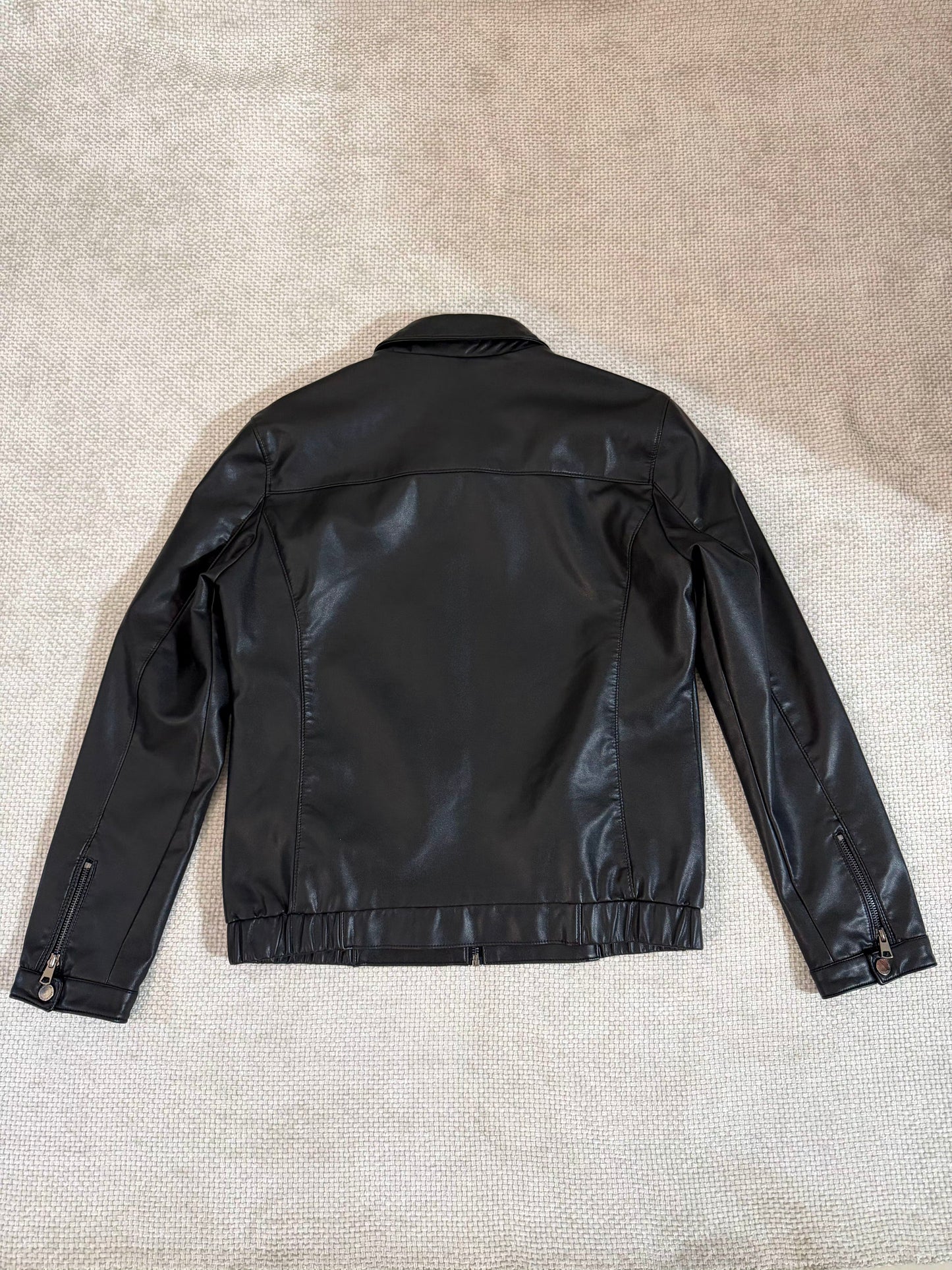 CASACA BASICO HOMBRE CAMISERO NEGRO