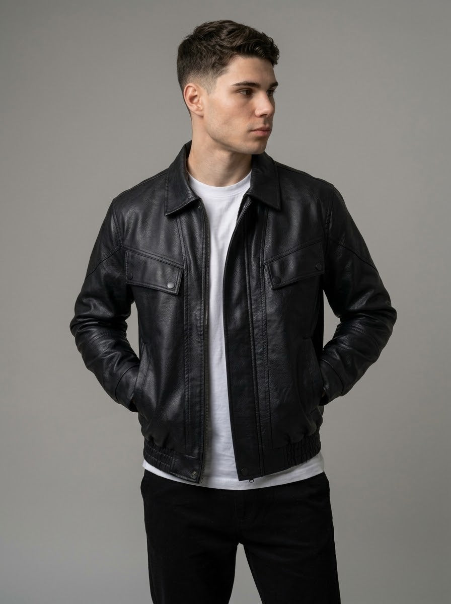 CHAQUETA/CASACA HOMBRE STARBOY NEGRO