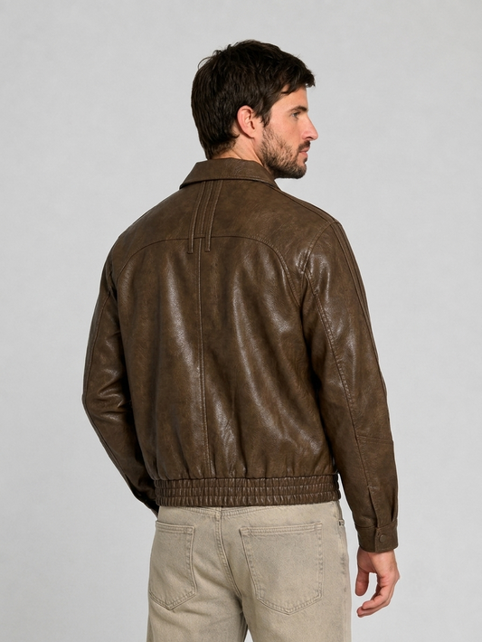 CHAQUETA ZARA HOMBRE STARBOY MARRON