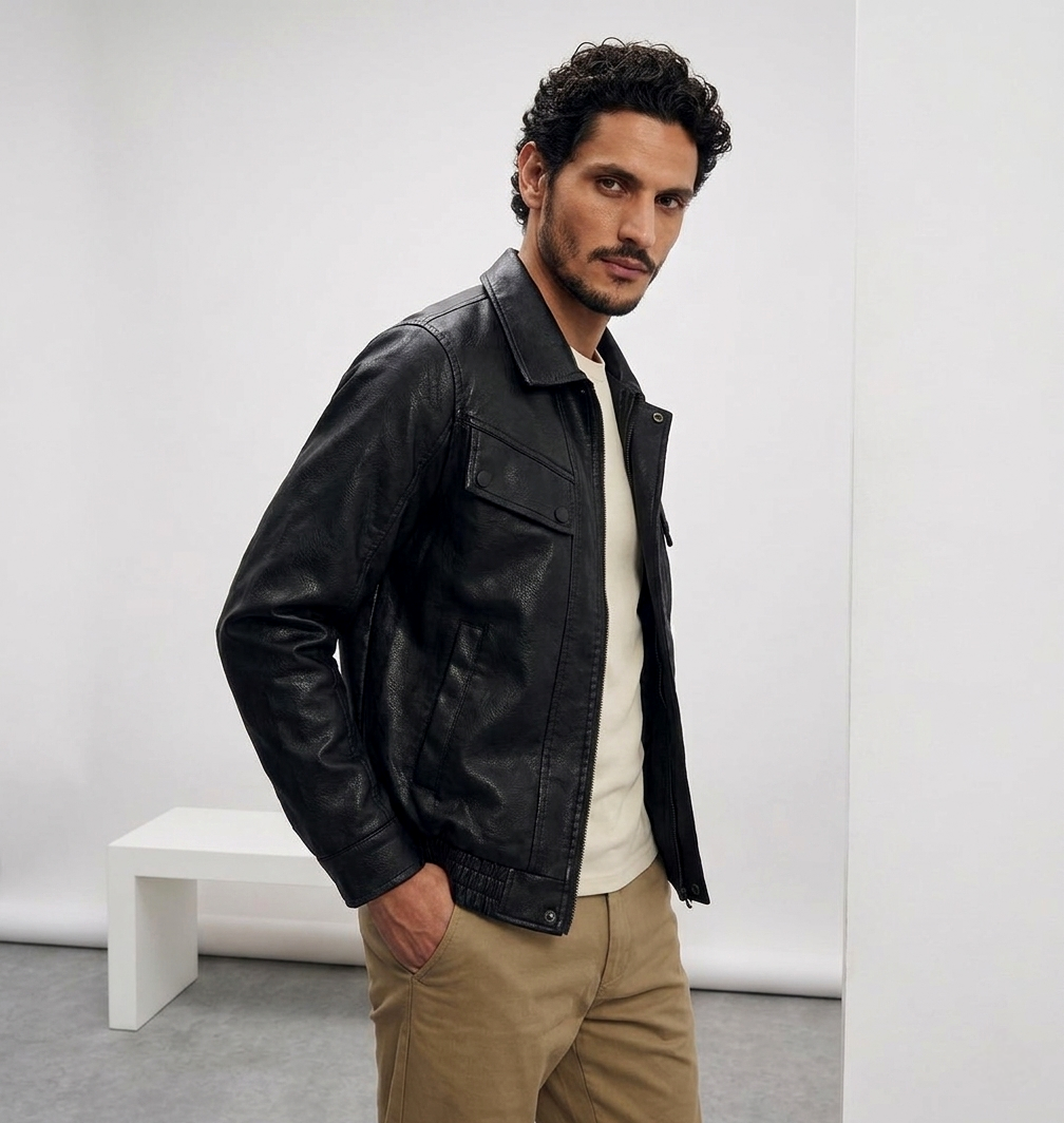 CHAQUETA/CASACA HOMBRE STARBOY NEGRO