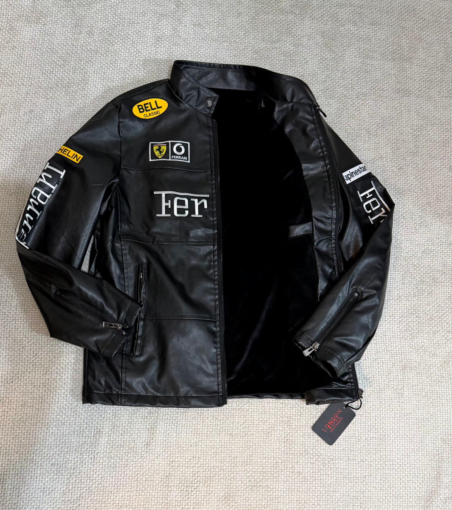 CASACA HOMBRE FERRARI NEGRO