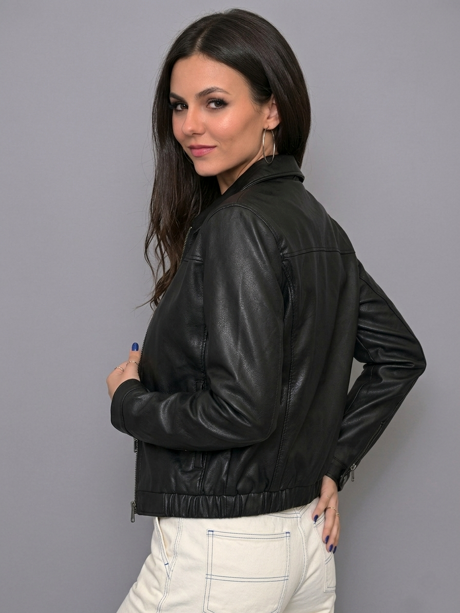 CASACA BASICA MUJER OVERSIZE NEGRO