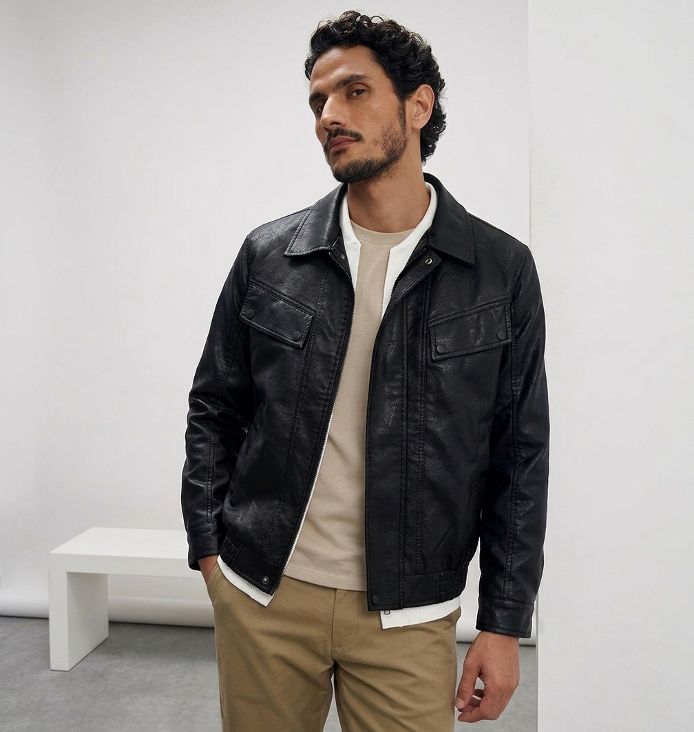 CHAQUETA/CASACA HOMBRE STARBOY NEGRO