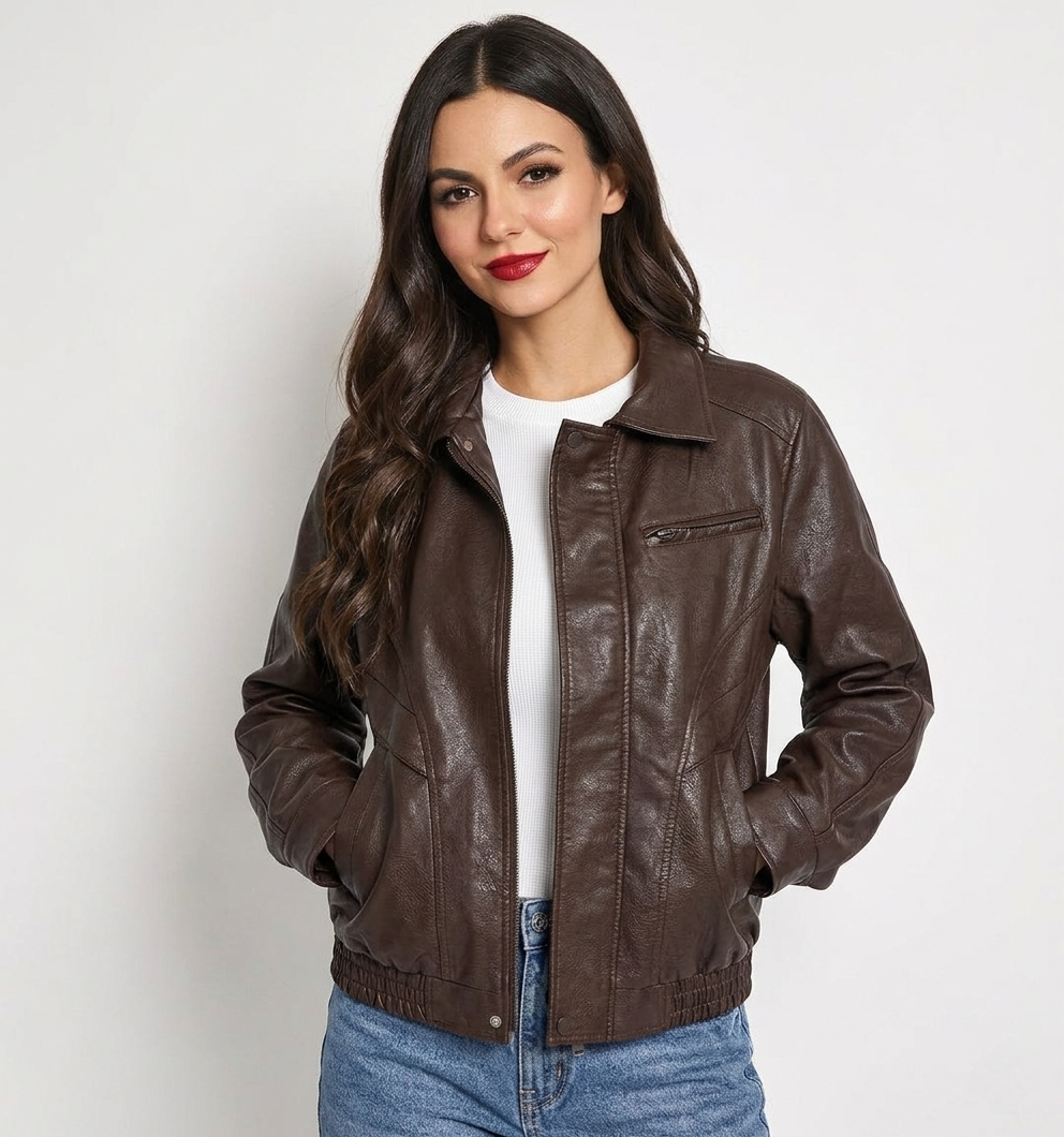 Women Starboy Leather Jacket