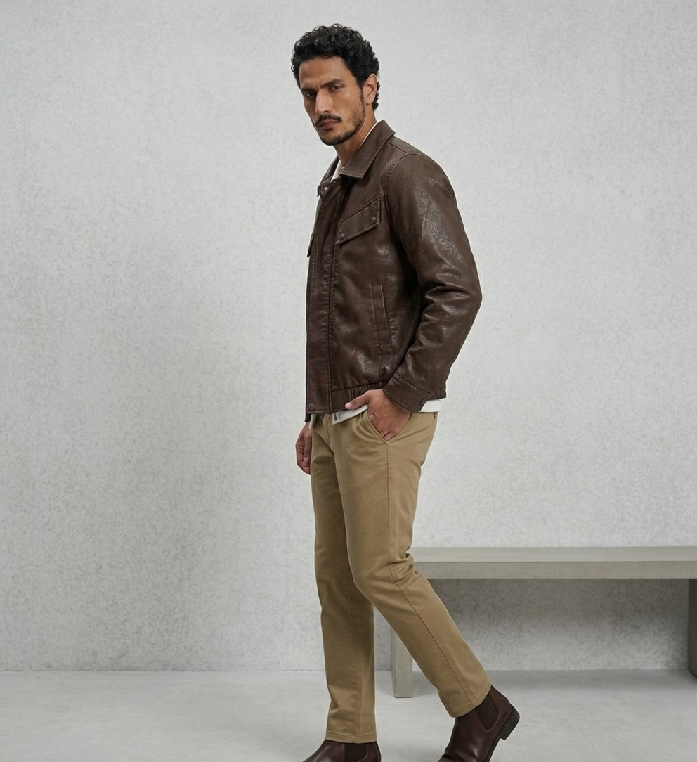 CHAQUETA/CASACA HOMBRE STARBOY MARRON
