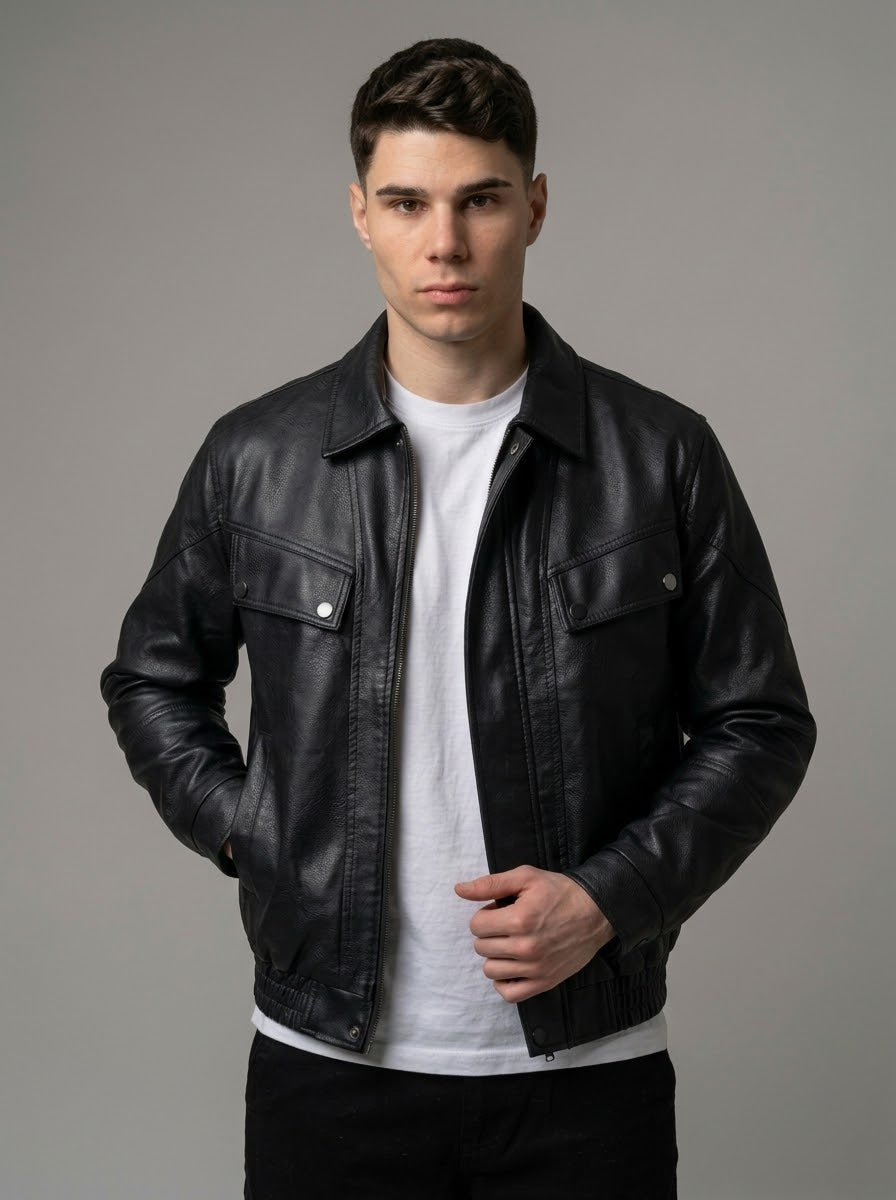 CHAQUETA/CASACA HOMBRE STARBOY NEGRO