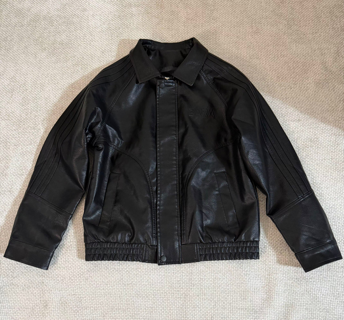 CHAQUETA ZARA HOMBRE STARBOY NEGRO