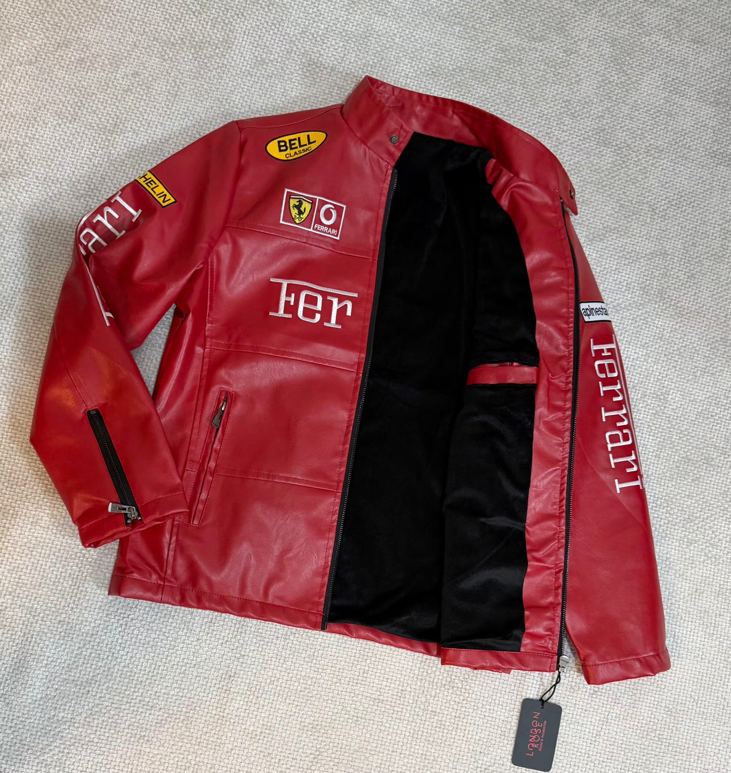 CASACA HOMBRE FERRARI ROJO
