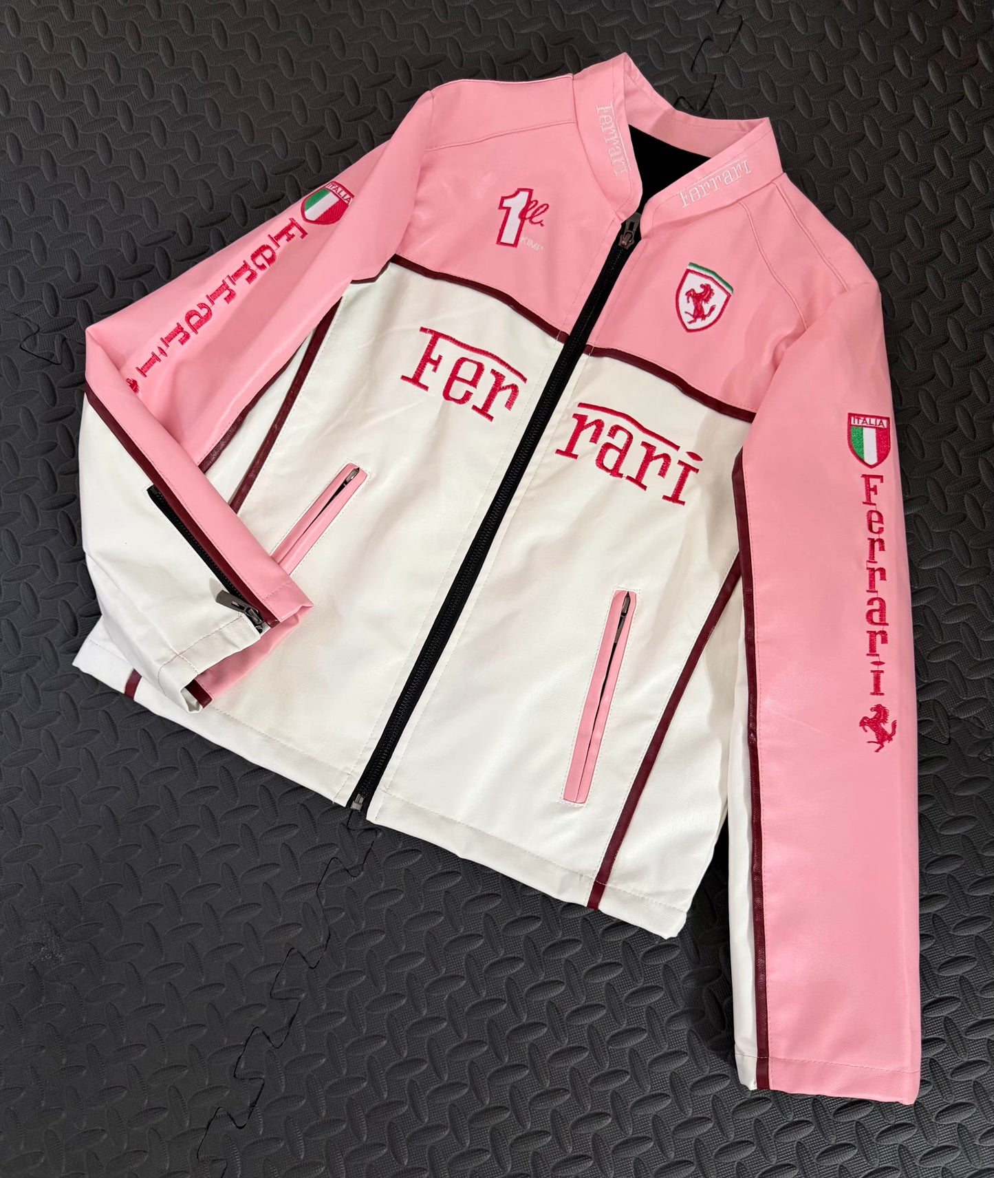 CASACA MUJER FERRARI PALO ROSA