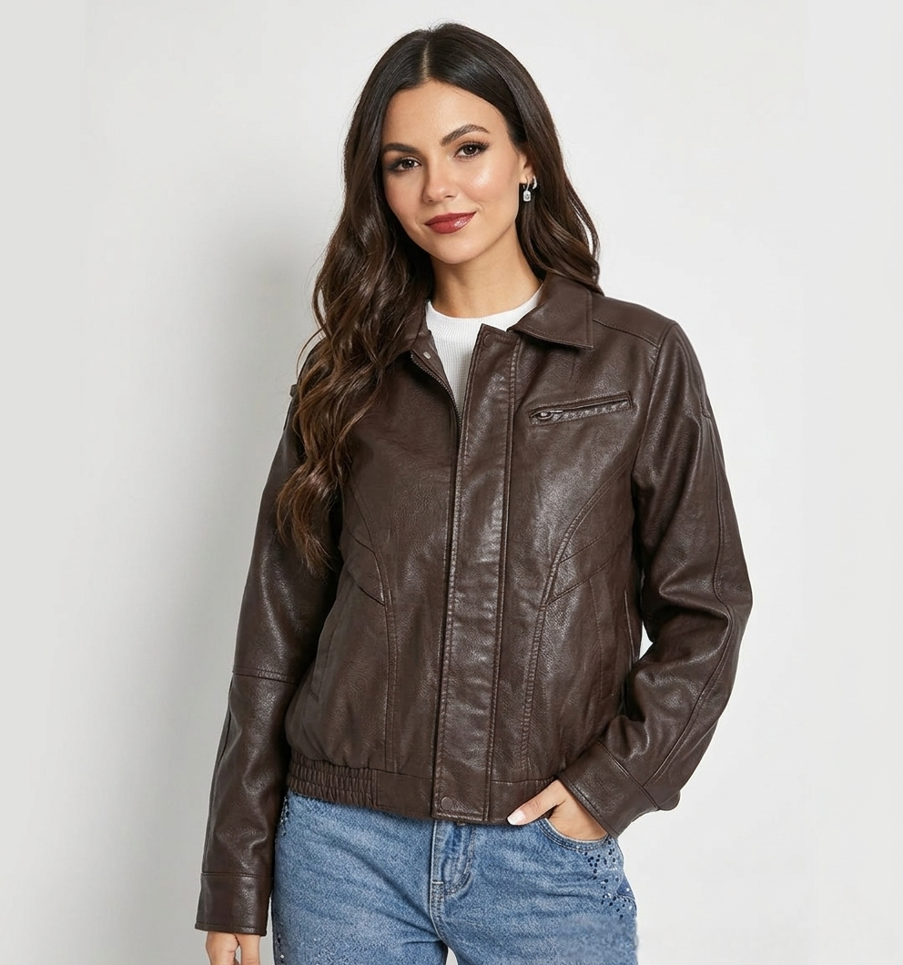 Women Starboy Leather Jacket