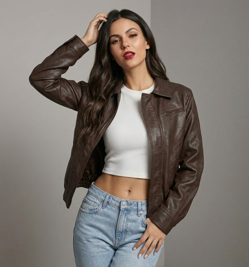 Women Starboy Leather Jacket