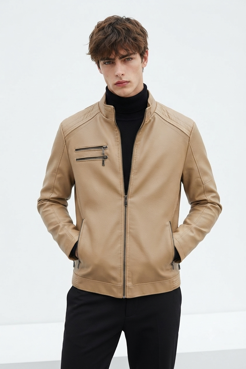 CHAQUETA HARO BASICA HOMBRE BEIGE ARENA