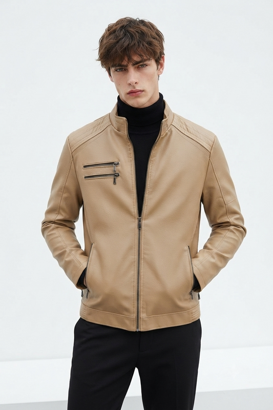 CHAQUETA HARO BASICA HOMBRE BEIGE ARENA
