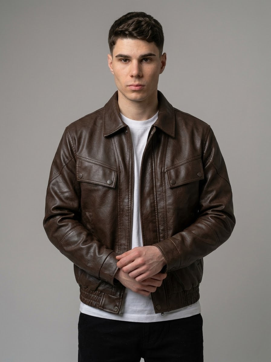 CHAQUETA/CASACA HOMBRE STARBOY MARRON
