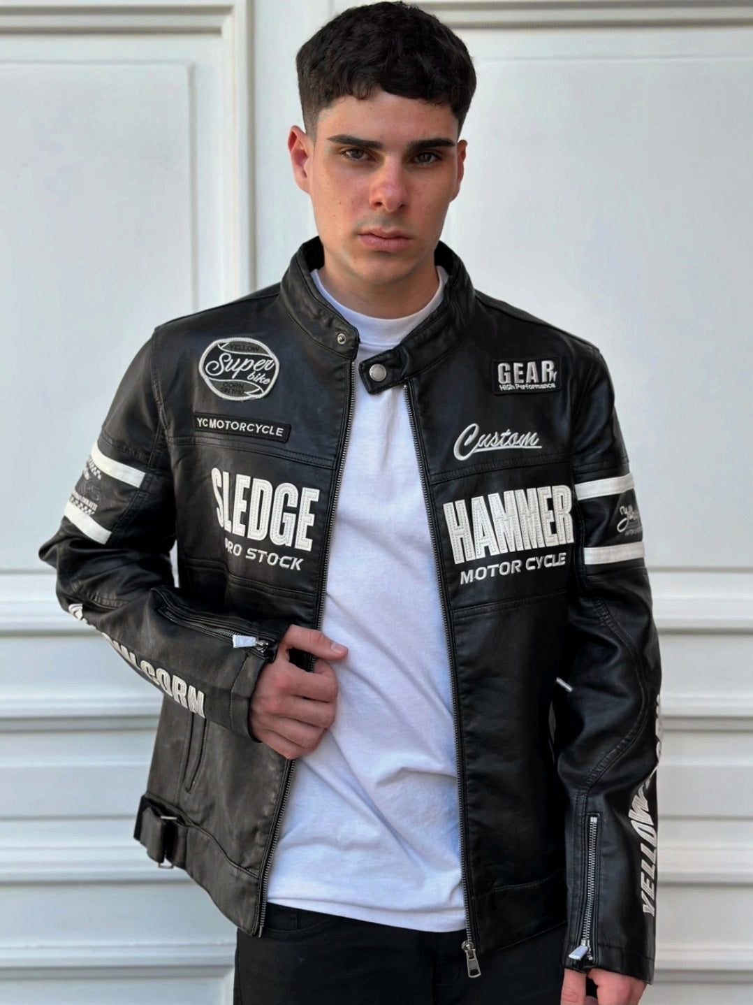 CASACA RACING NEGRO