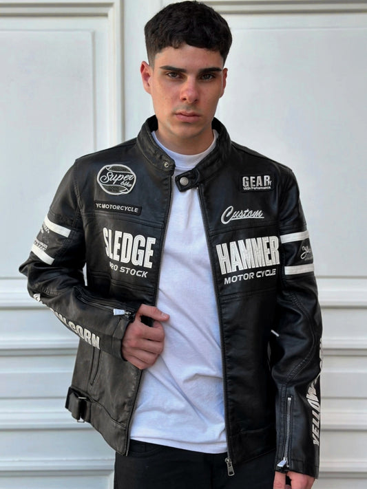 CASACA RACING NEGRO