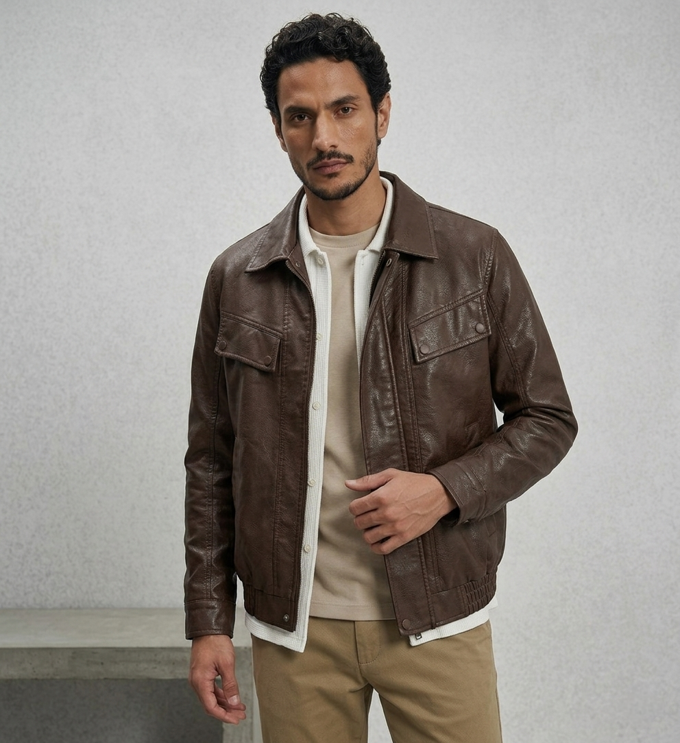 CHAQUETA/CASACA HOMBRE STARBOY MARRON
