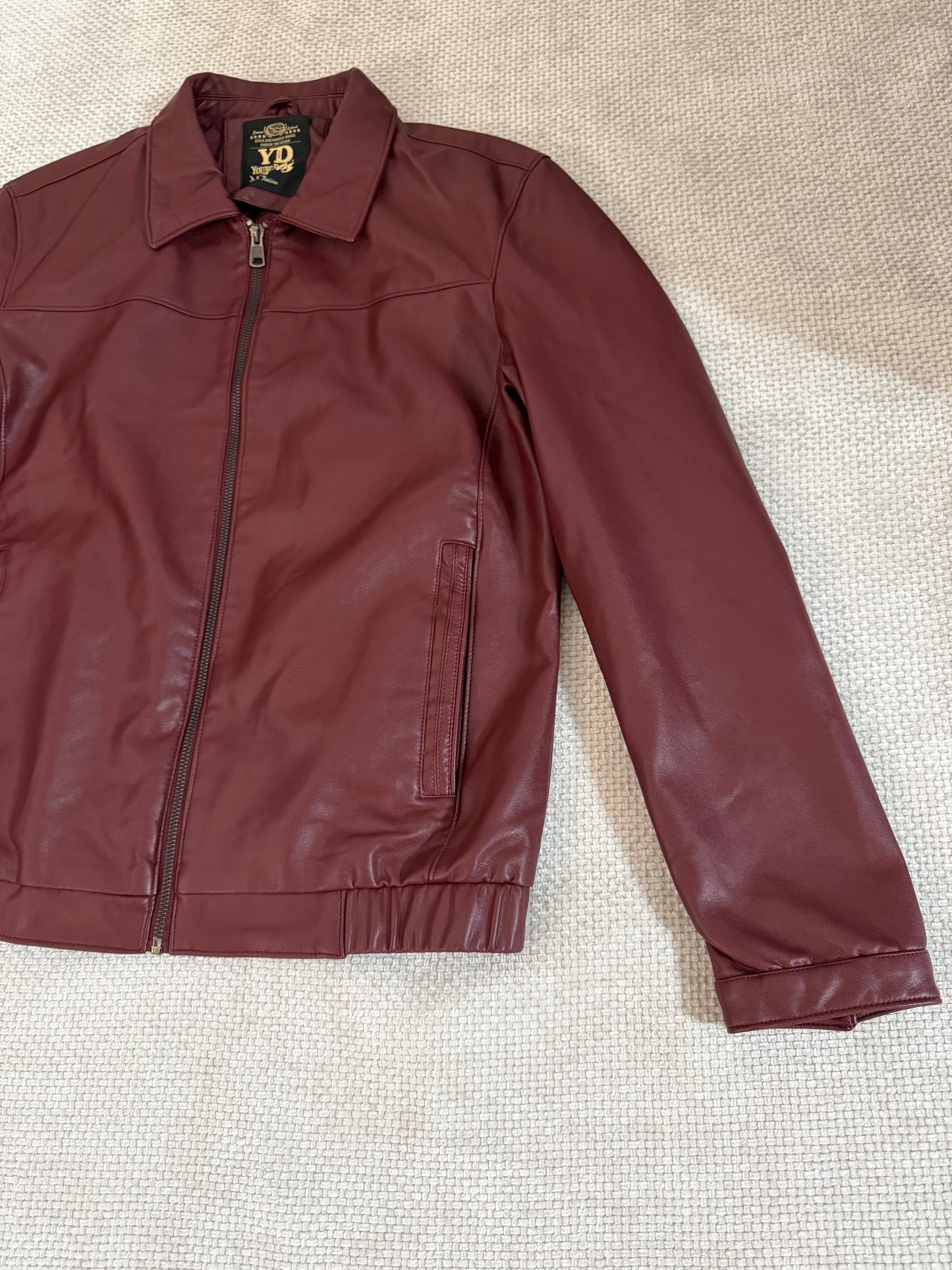 CASACA BASICO HOMBRE CAMISERO BORGOÑA