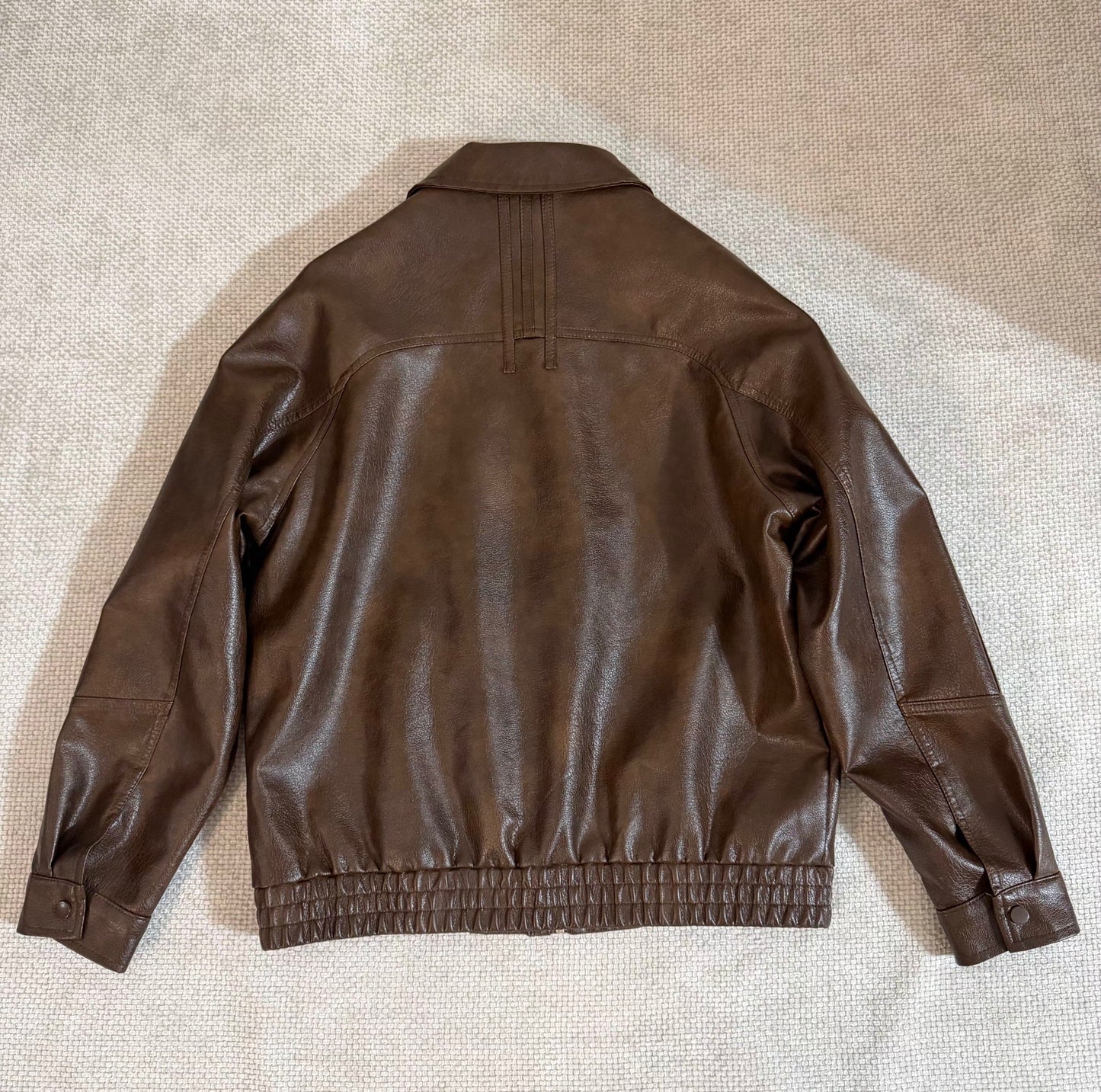 CHAQUETA ZARA MUJER STARBOY OVERSIZE MARRON
