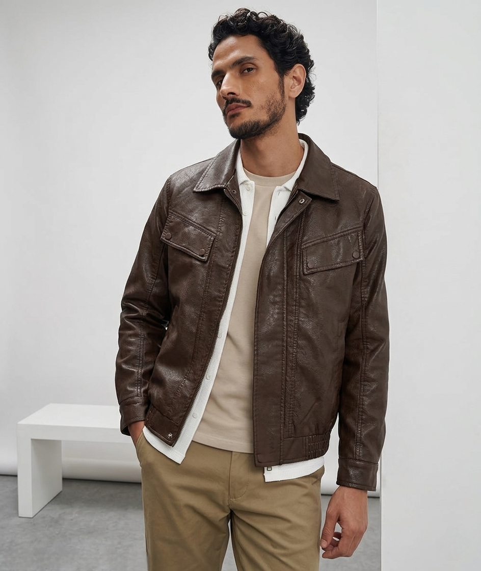CHAQUETA/CASACA HOMBRE STARBOY MARRON
