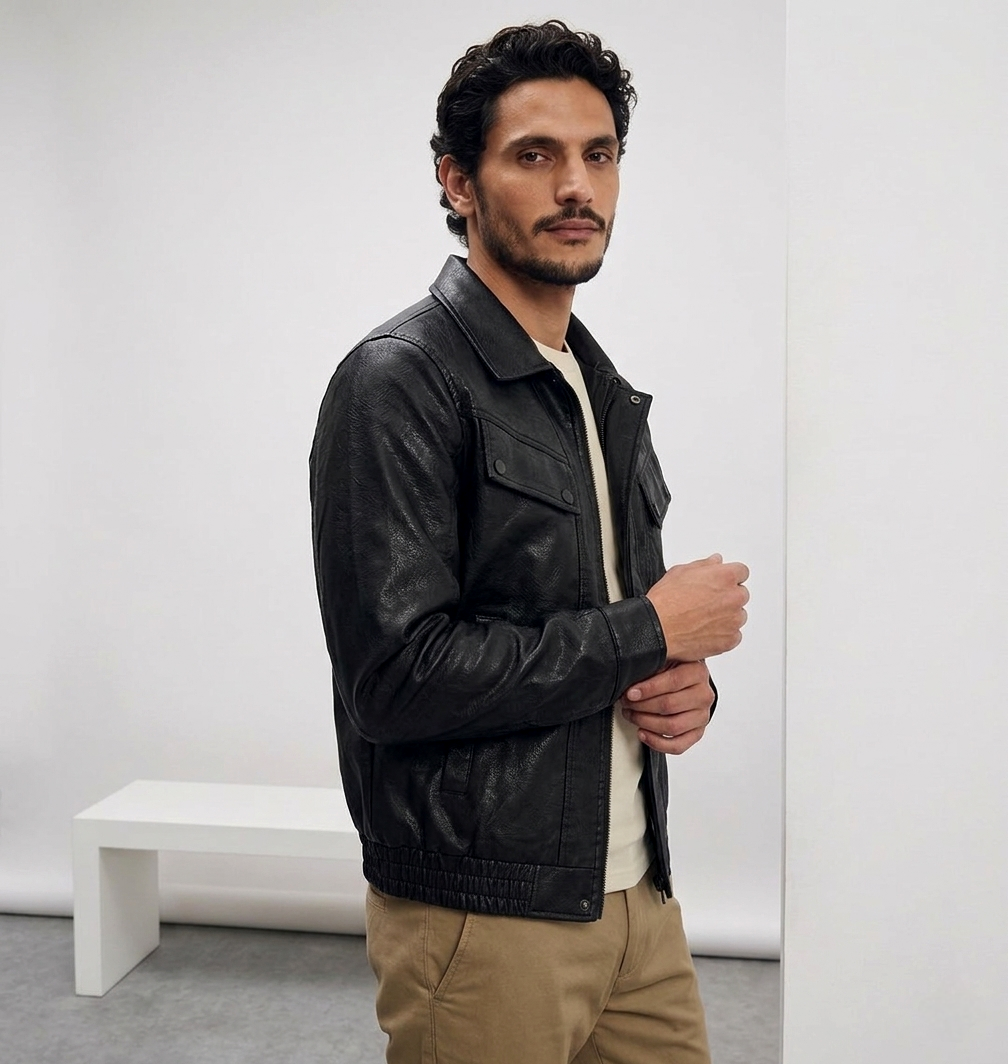 CHAQUETA/CASACA HOMBRE STARBOY NEGRO