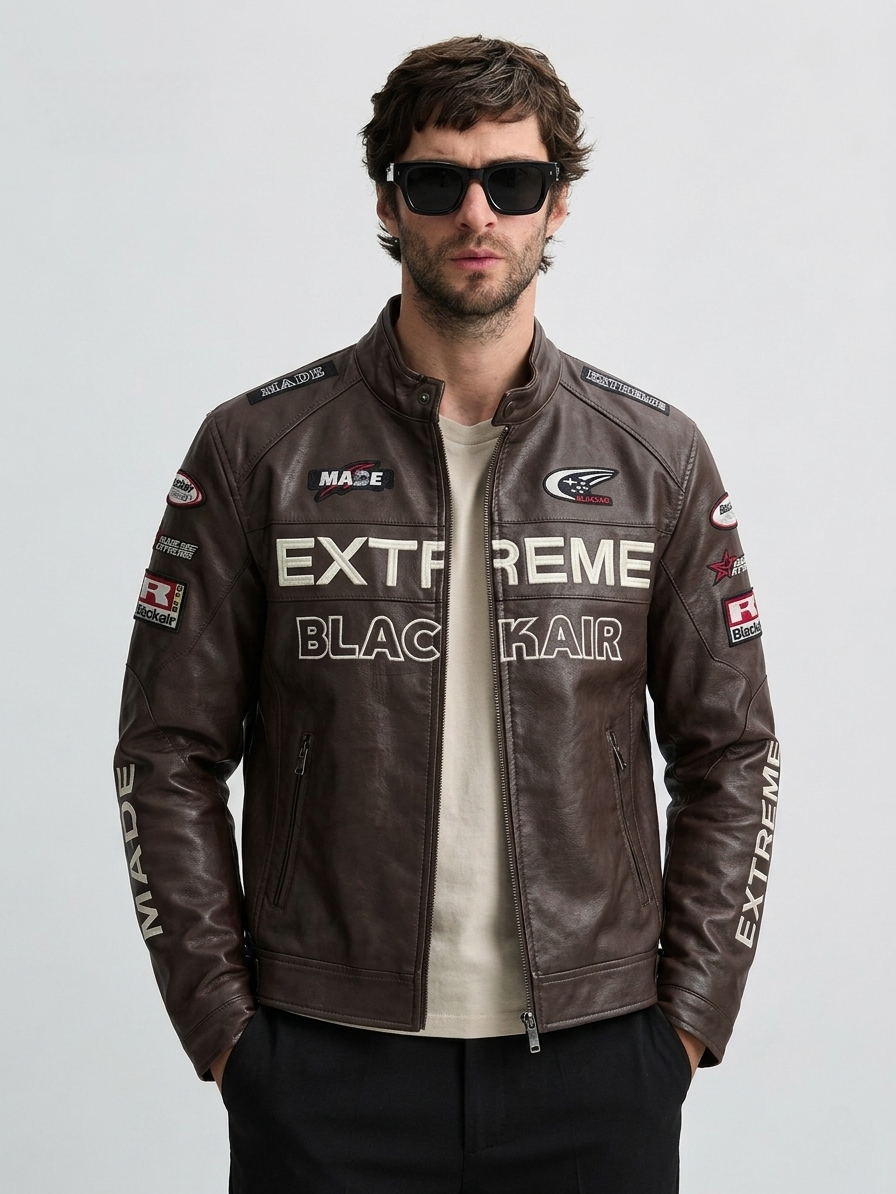 CASACA RACING EXTREME MARRON