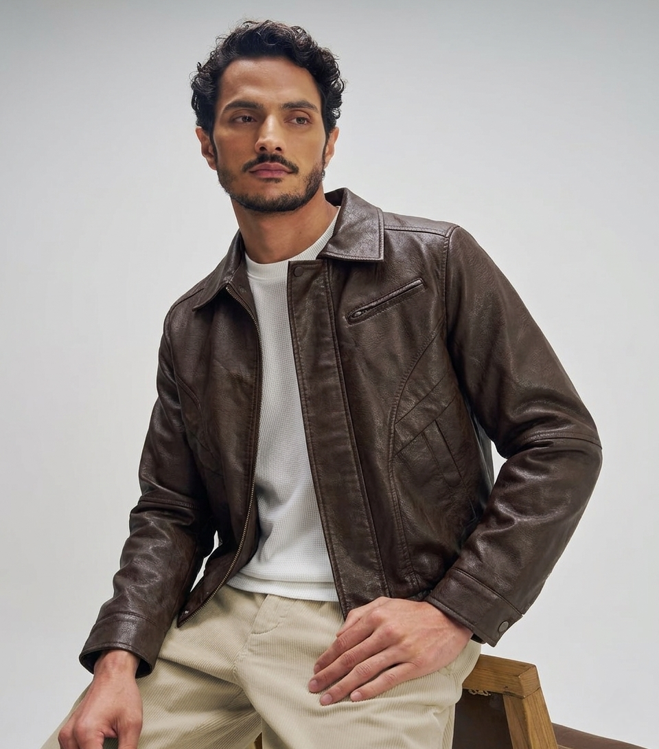 Men Starboy Leather Jacket