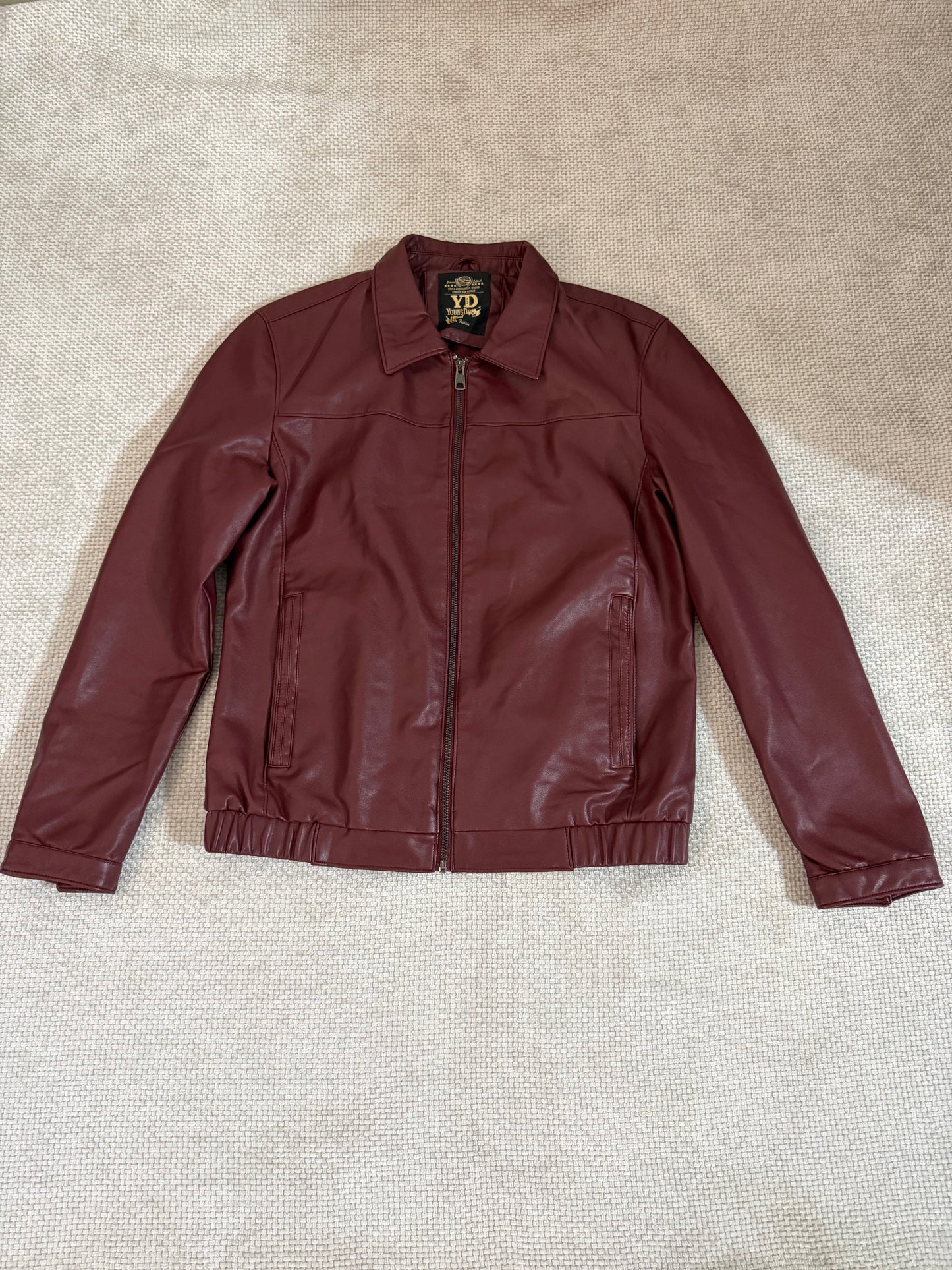 CASACA BASICO HOMBRE CAMISERO BORGOÑA