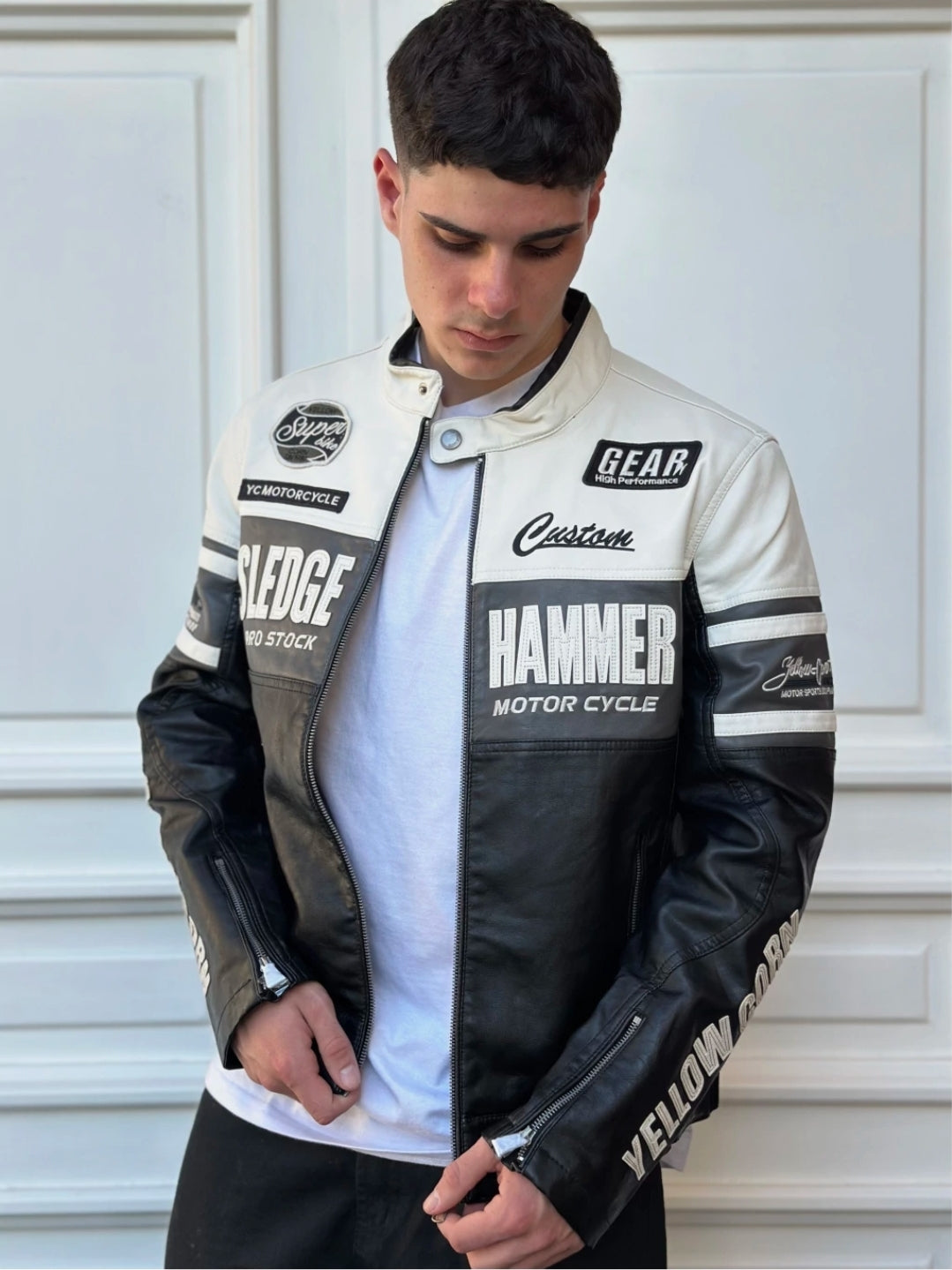 CASACA RACING BLANCO