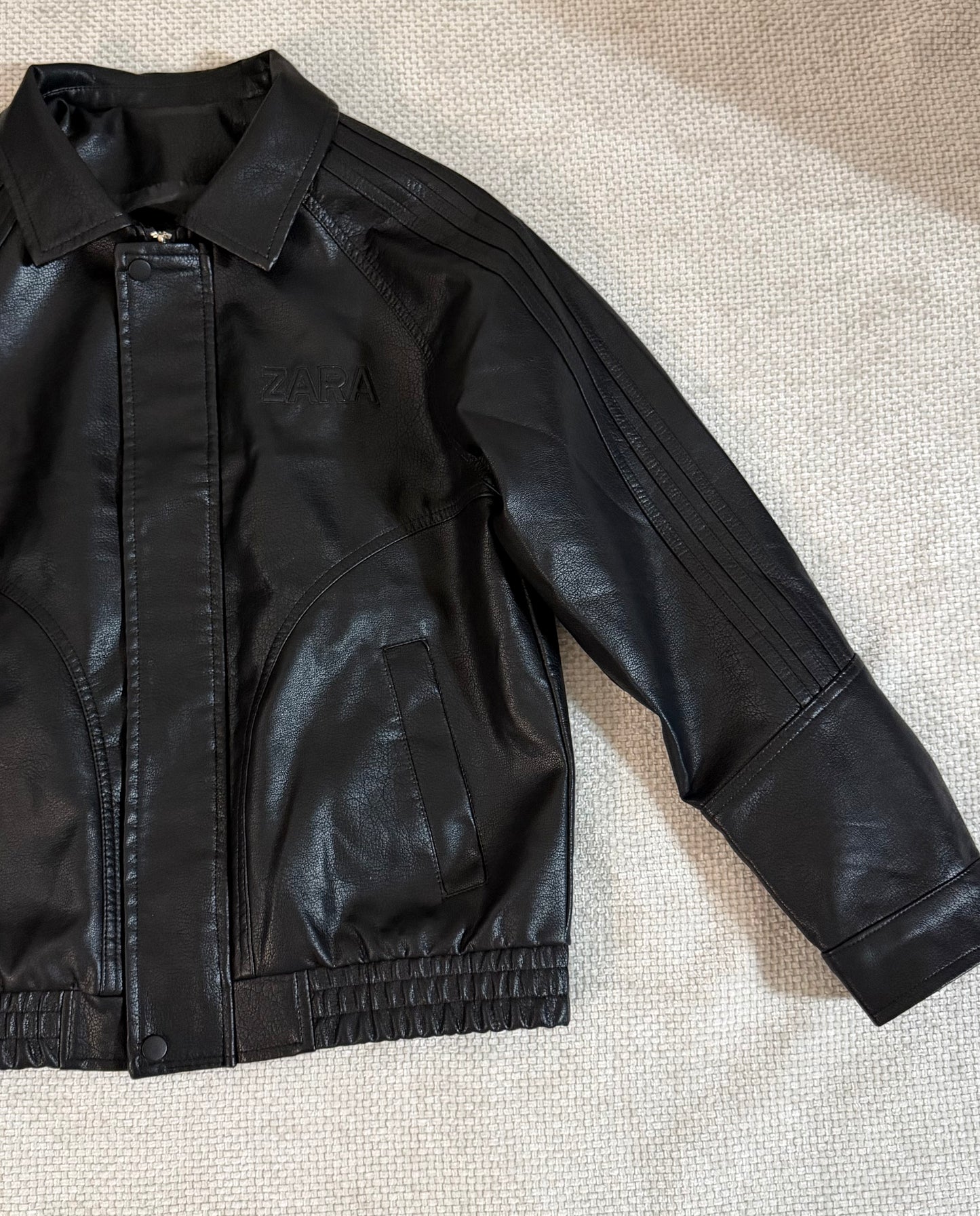 CHAQUETA ZARA HOMBRE STARBOY NEGRO