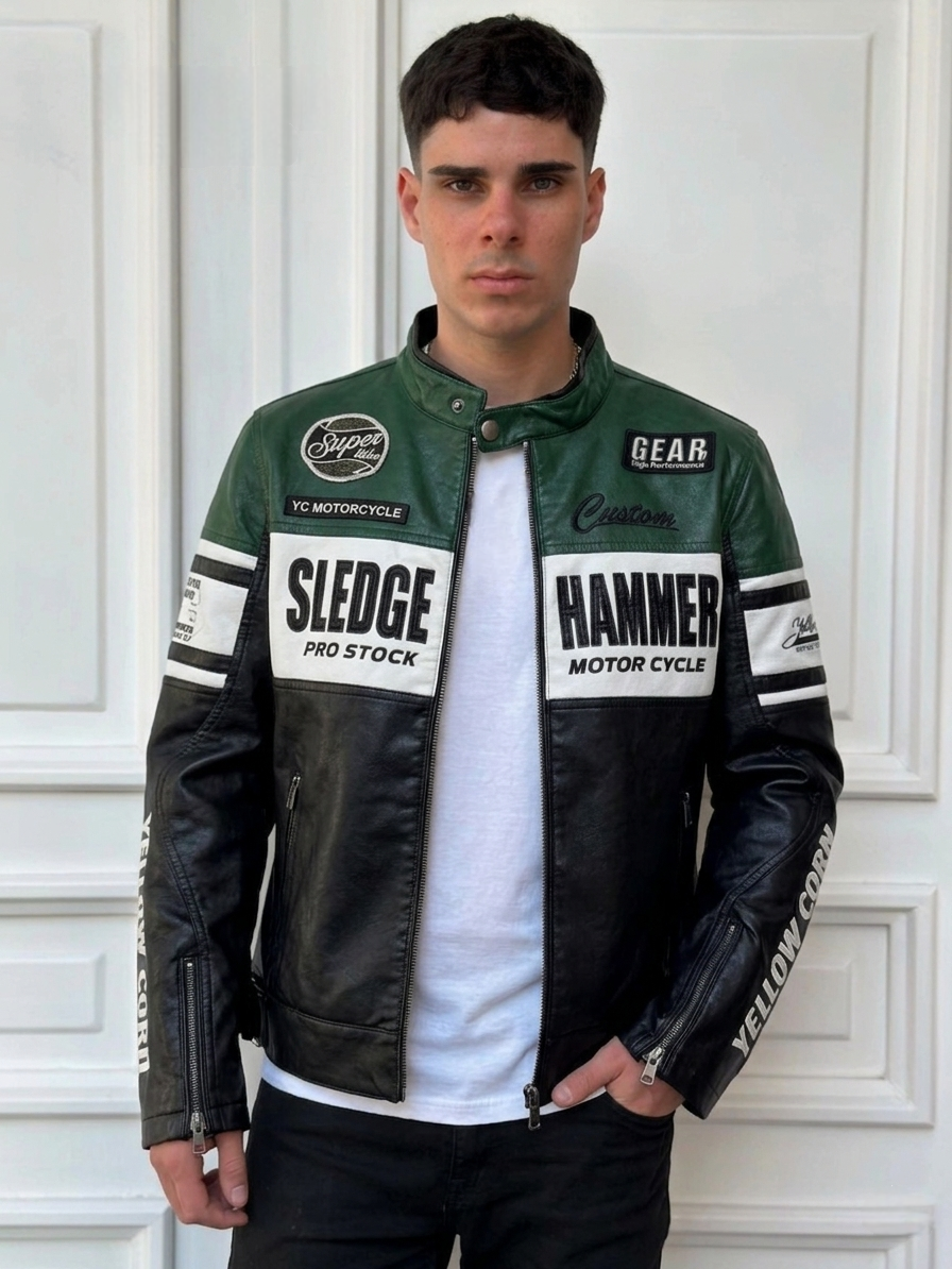 CASACA RACING VERDE