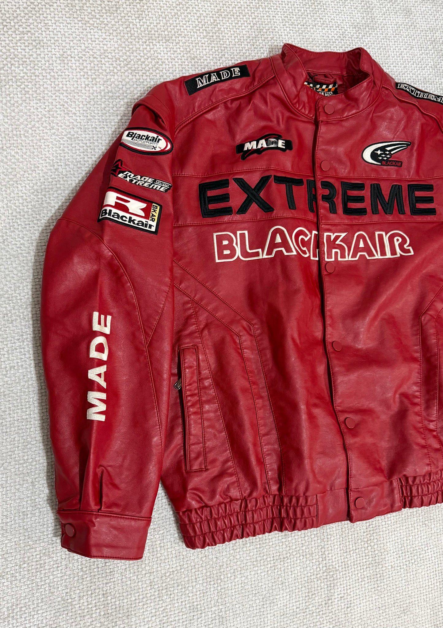 CASACA EXTREME BOXY FIT OVERSIZE ROJO