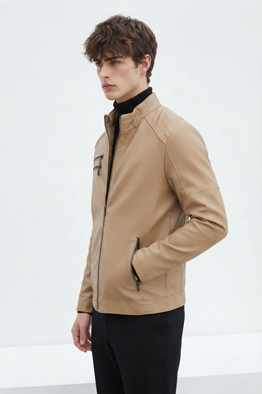 CHAQUETA HARO BASICA HOMBRE BEIGE ARENA