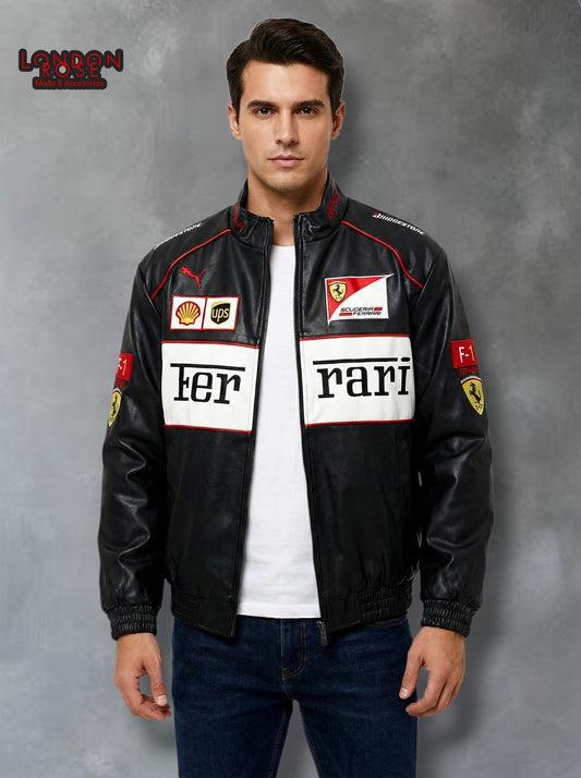 CASACA HOMBRE FERRARI CLASICO N/B