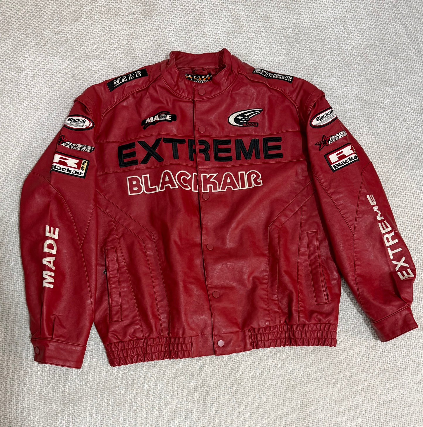 CASACA EXTREME BOXY FIT OVERSIZE ROJO