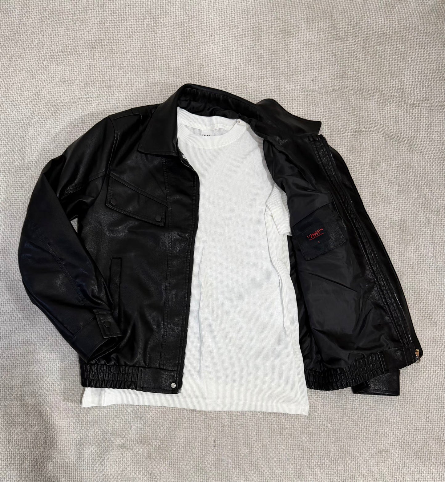 CHAQUETA MUJER ESTILO STARBOY UNISEX NEGRO