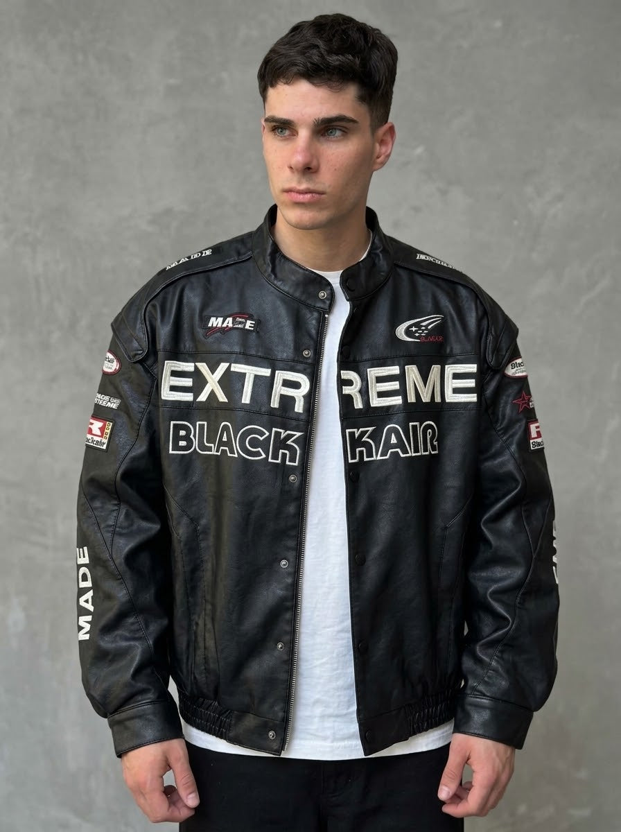 CASACA EXTREME BOXY FIT OVERSIZE NEGRO