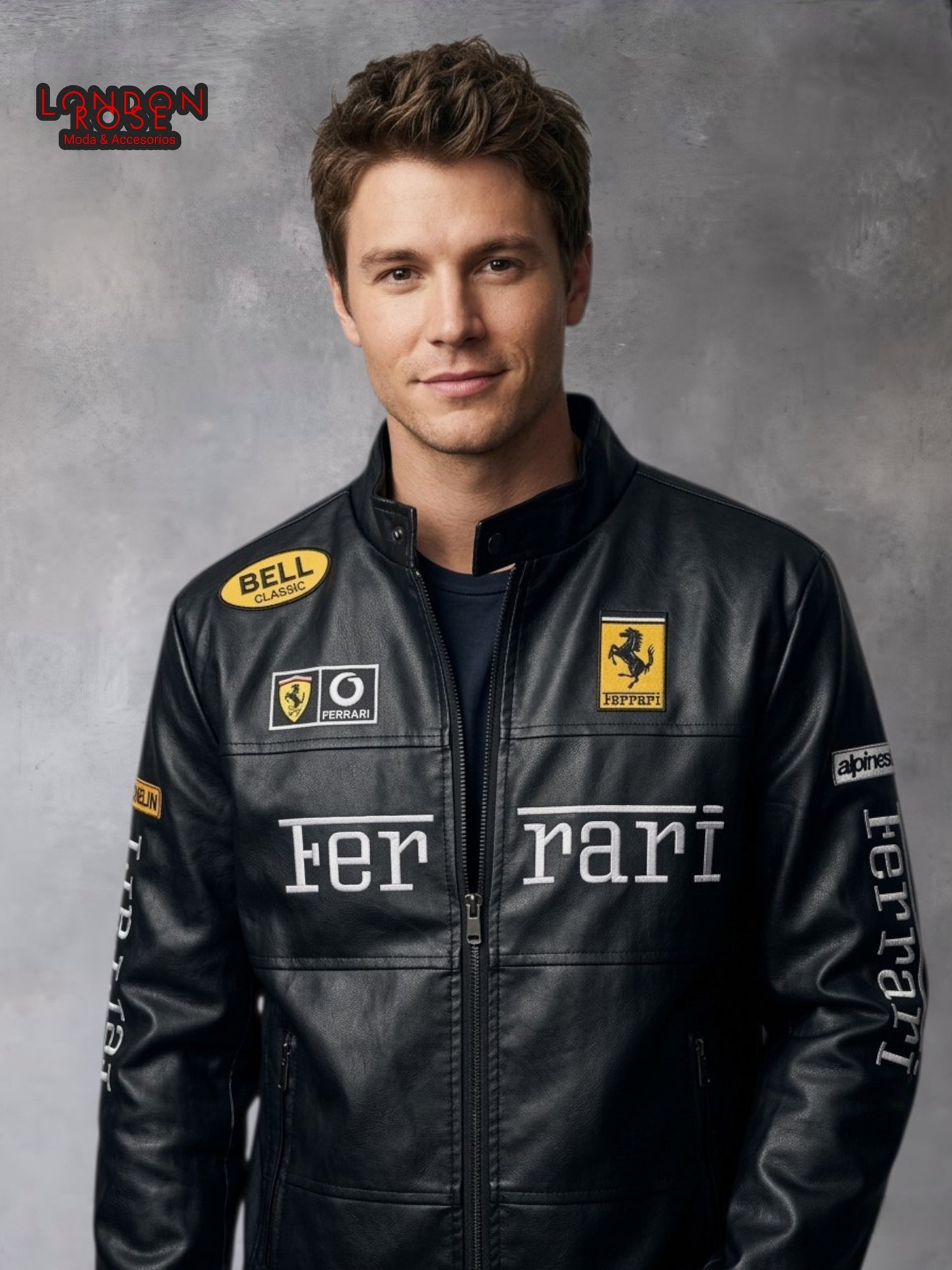 CASACA HOMBRE FERRARI NEGRO