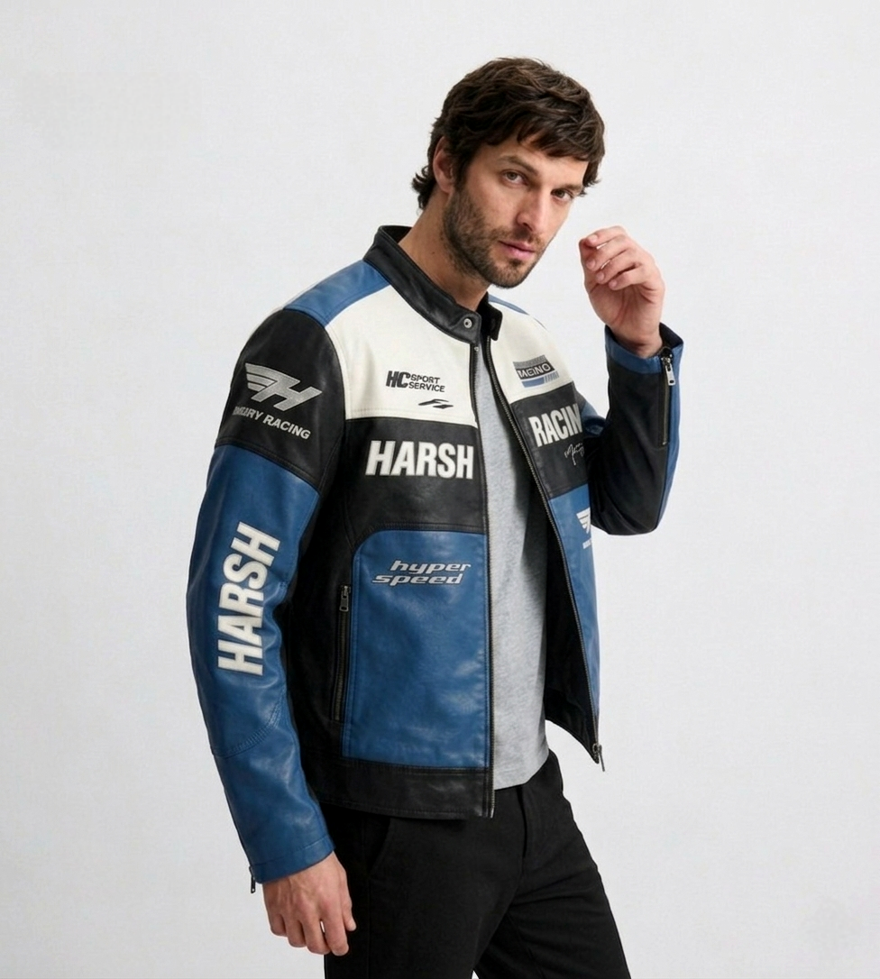 CASACA HR RACING AZUL