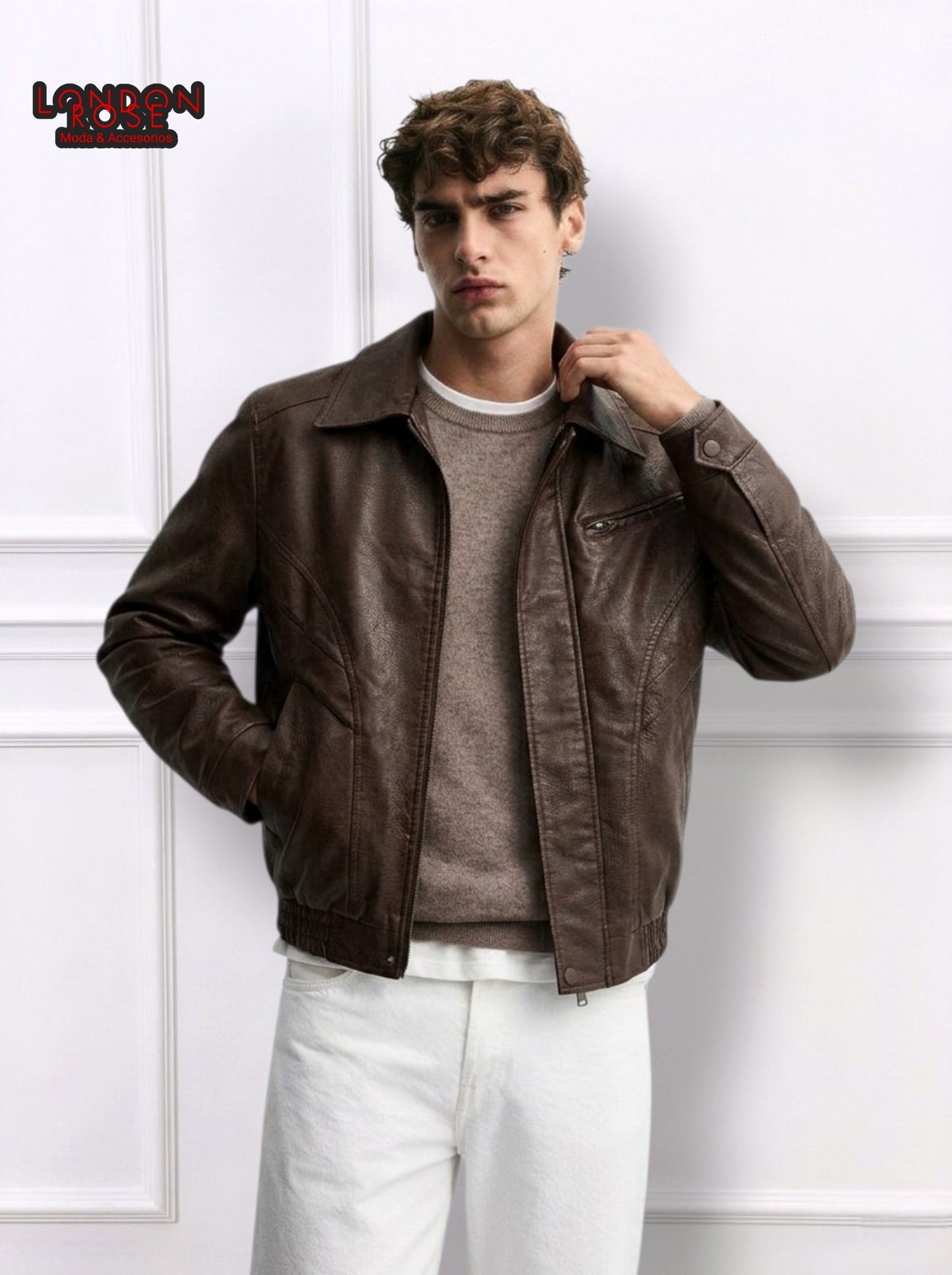 Men Starboy Leather Jacket