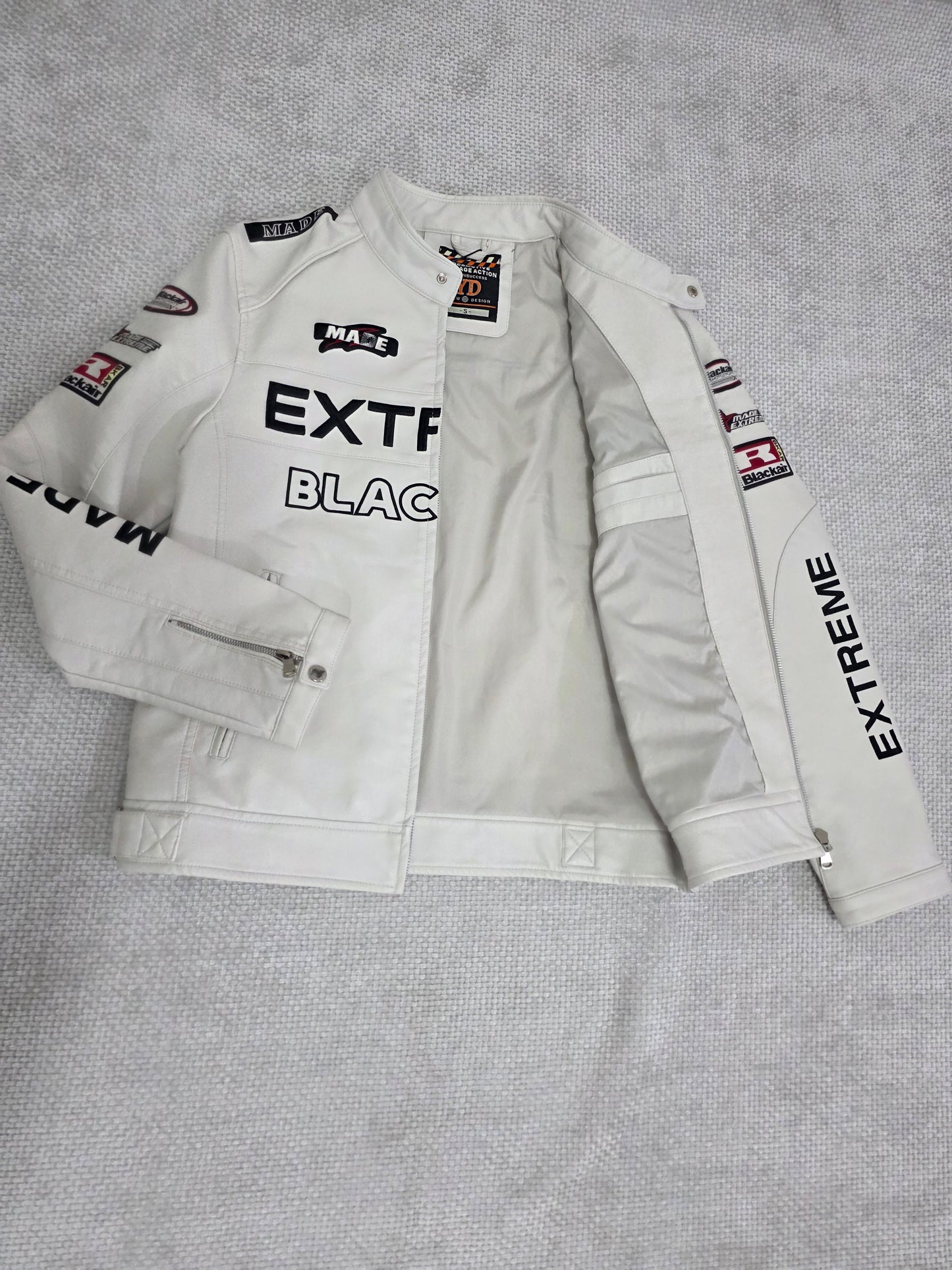 CASACA RACING EXTREME HUESO