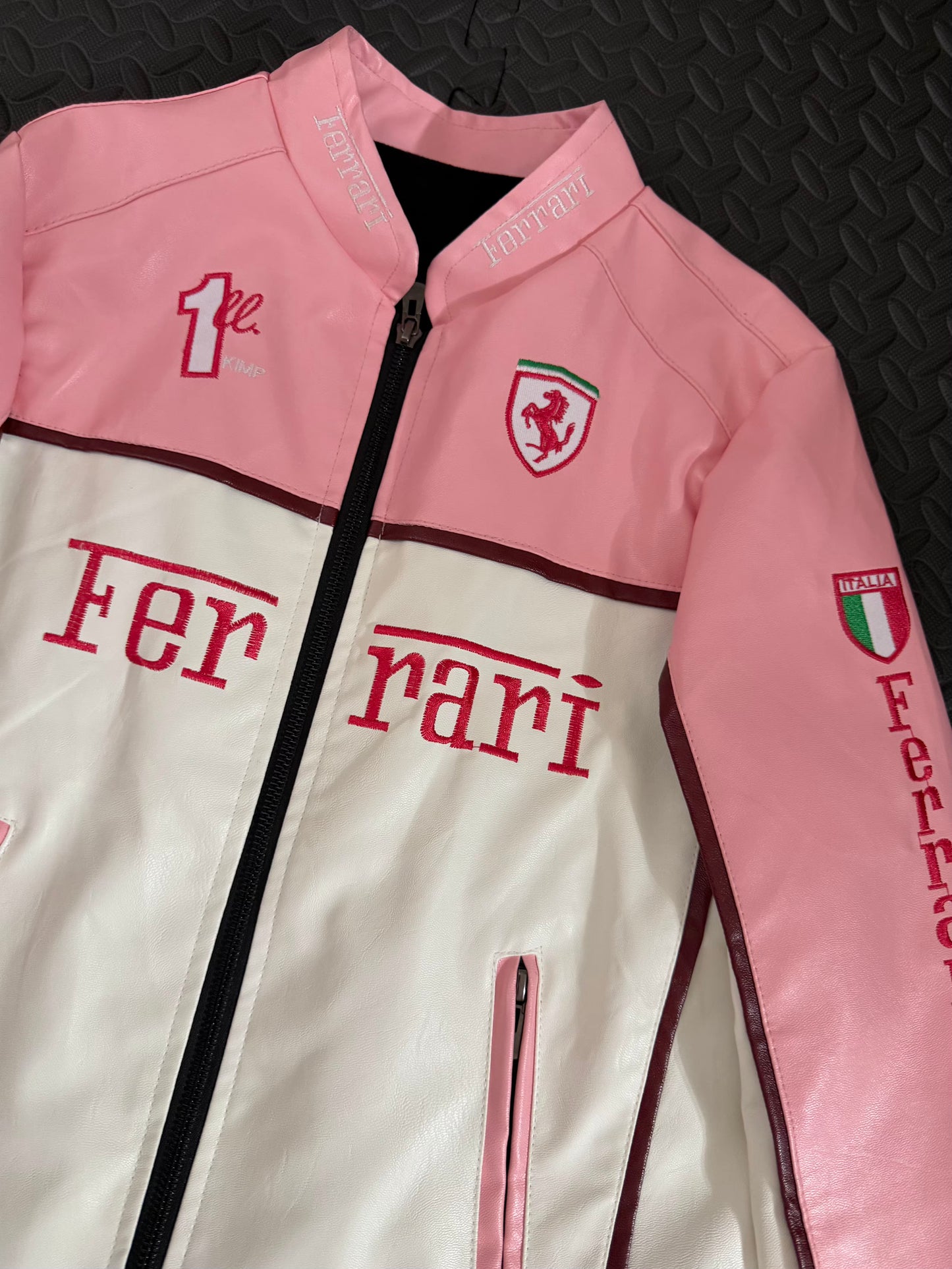 CASACA MUJER FERRARI PALO ROSA