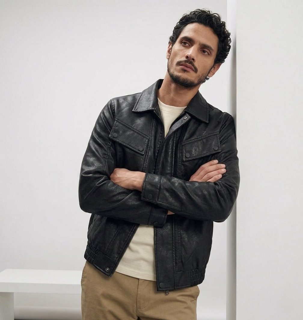 CHAQUETA/CASACA HOMBRE STARBOY NEGRO